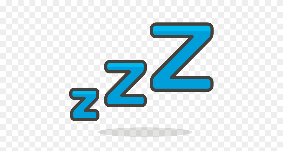 Zzz Icon Of Vector Emoji, Number, Symbol, Text Free Transparent Png