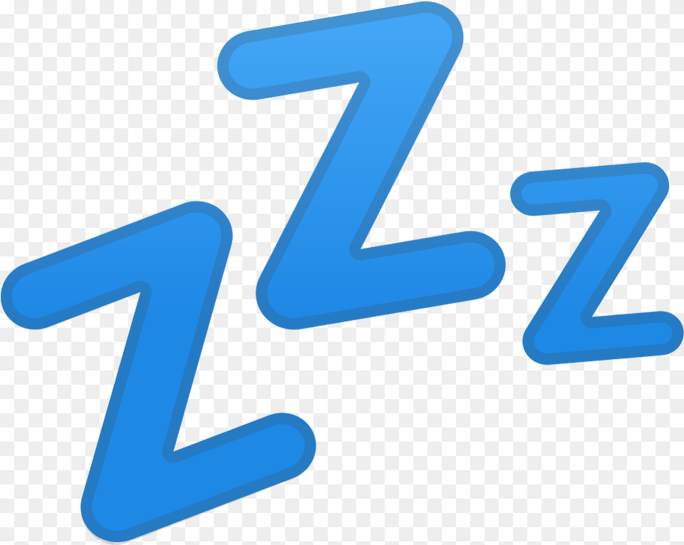 Zzz Icon Noto Emoji Clothing U0026 Objects Iconset Google Electric Blue, Number, Symbol, Text Free Png Download