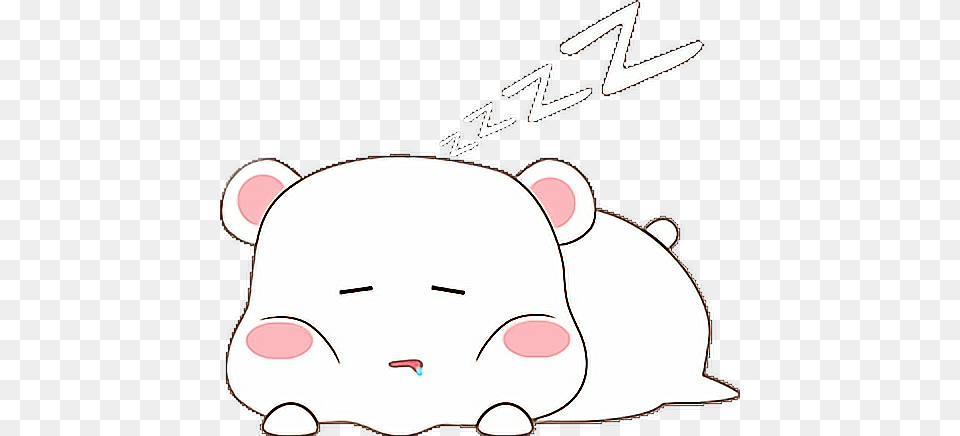 Zzz Sleep Bunny Hamster Freetoedit Cartoon, Baby, Person, Piggy Bank Free Png
