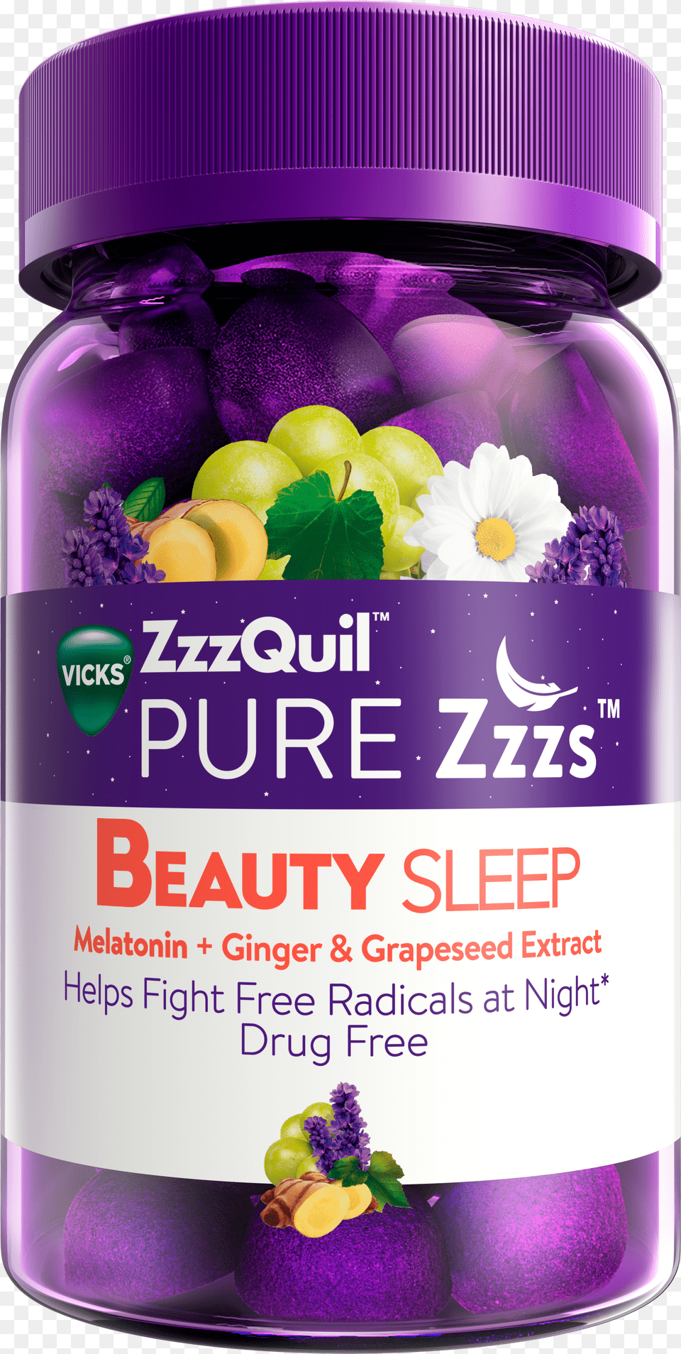 Zzzquil Pure Zzzs Destress And Sleep, Advertisement, Book, Leaf, Plant Png Image